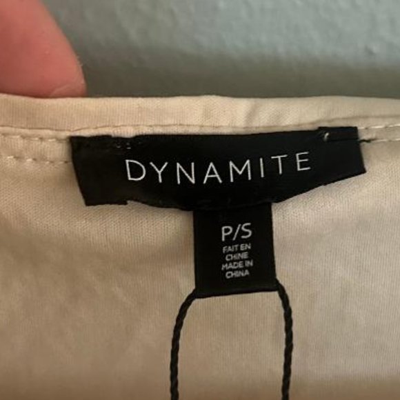 Dynamite Sequin Mini Skirt & Long Sleeve Crewneck Sequin Top set NWTO *SMALL* - Picture 9 of 12